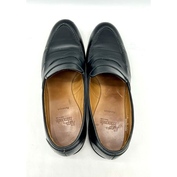 Allen Edmunds Randolph Men's Penny Loafers Black Made In USA Size 12 B 4809 - Picture 9 of 15